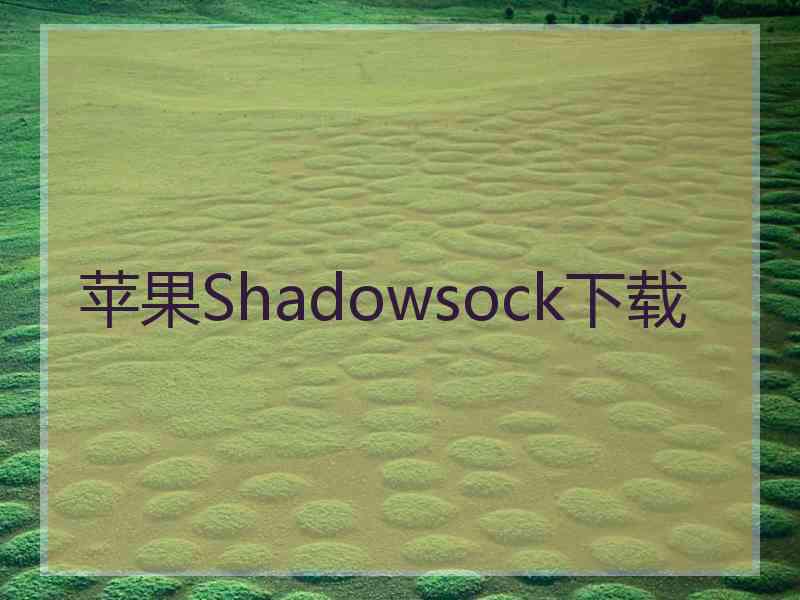 苹果Shadowsock下载