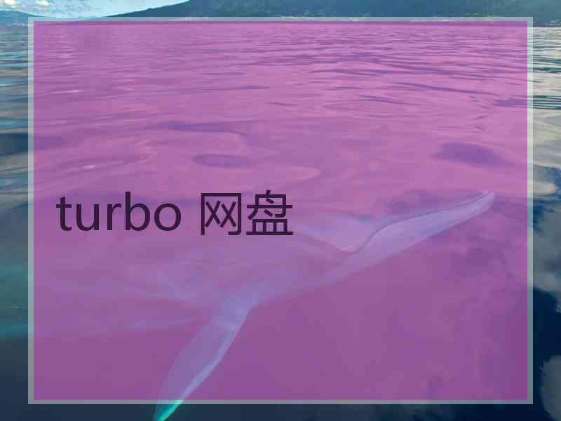 turbo 网盘