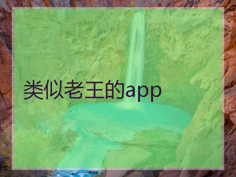类似老王的app
