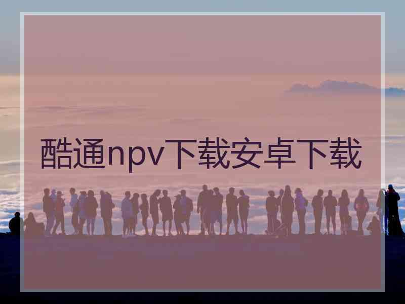 酷通npv下载安卓下载