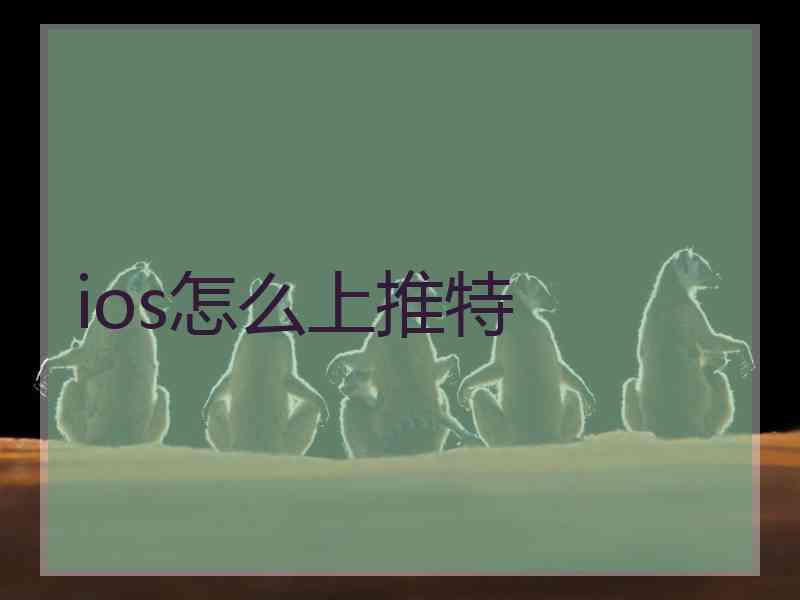 ios怎么上推特