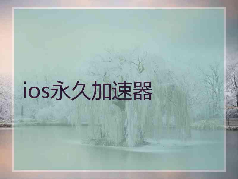 ios永久加速器
