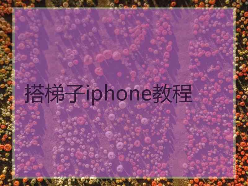 搭梯子iphone教程