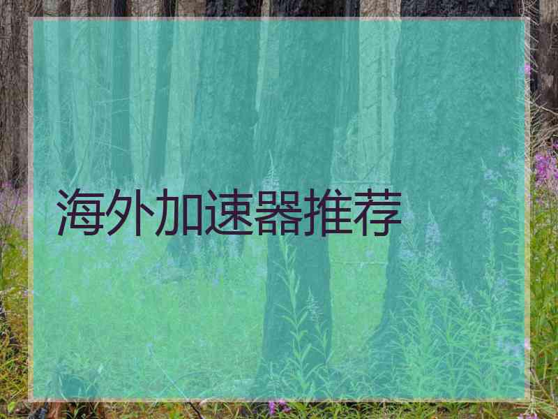 海外加速器推荐