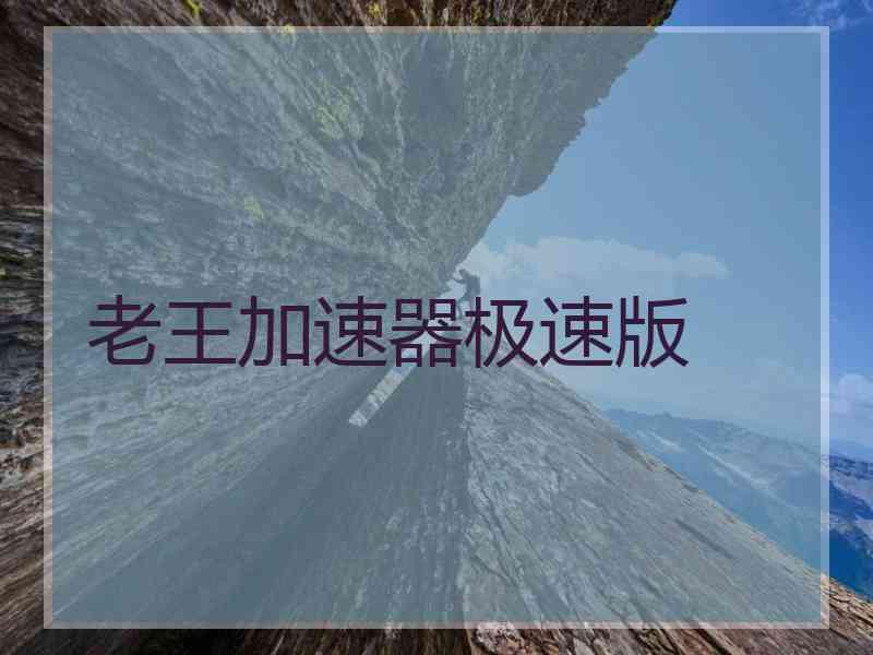 老王加速器极速版