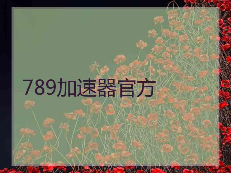 789加速器官方