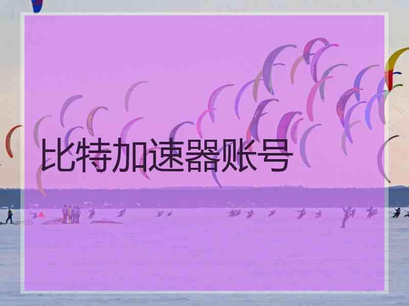 比特加速器账号