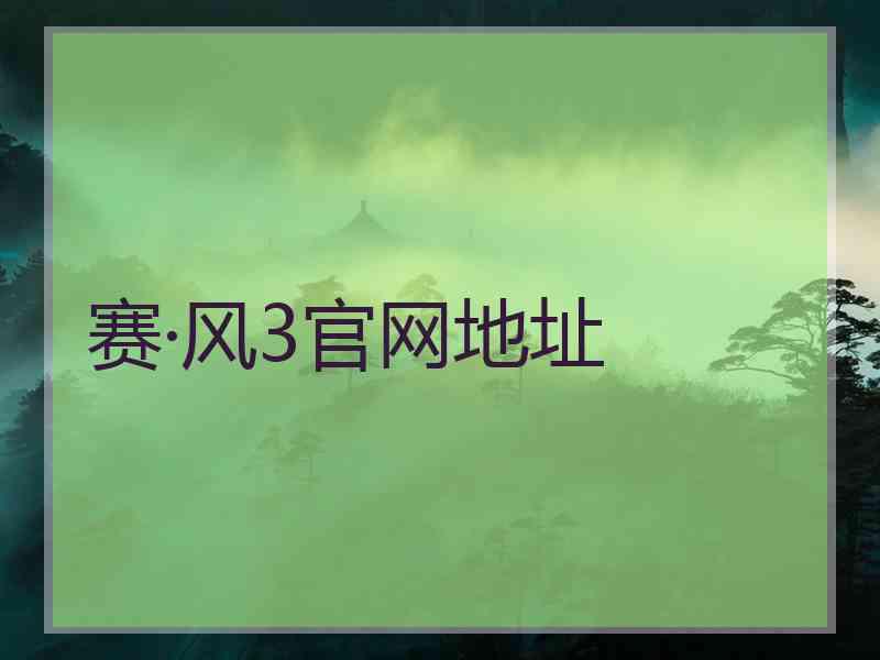 赛·风3官网地址
