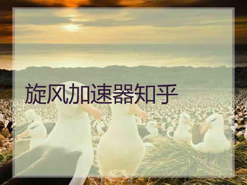 旋风加速器知乎