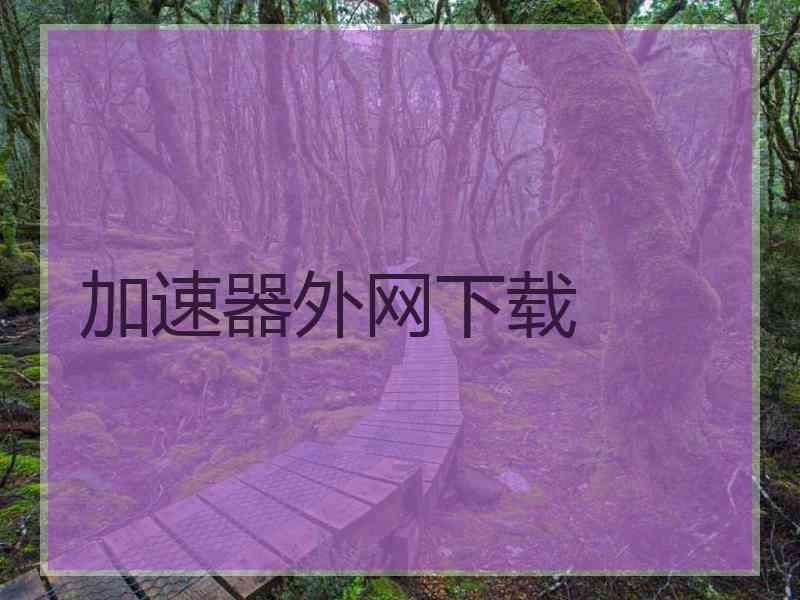 加速器外网下载