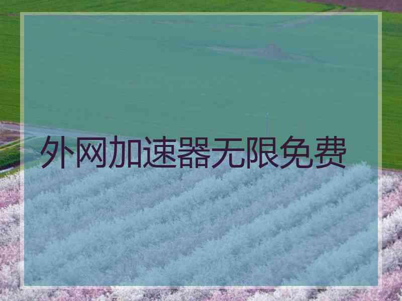 外网加速器无限免费