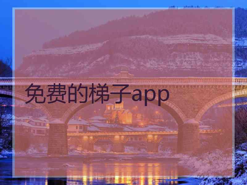 免费的梯子app
