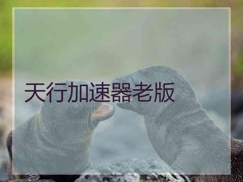 天行加速器老版