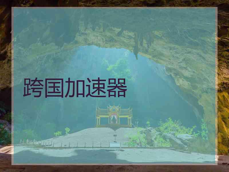 跨国加速器