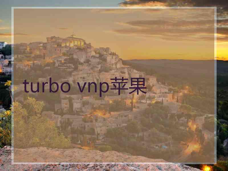 turbo vnp苹果