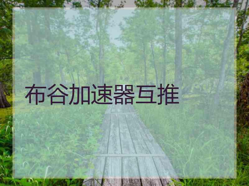 布谷加速器互推