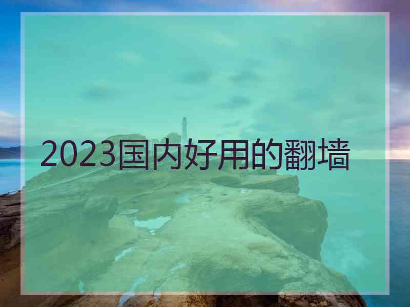 2023国内好用的翻墙