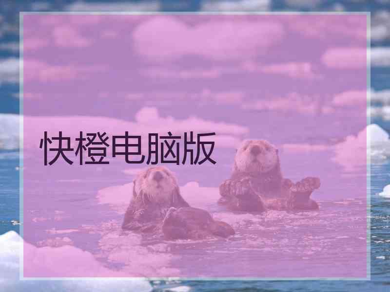 快橙电脑版