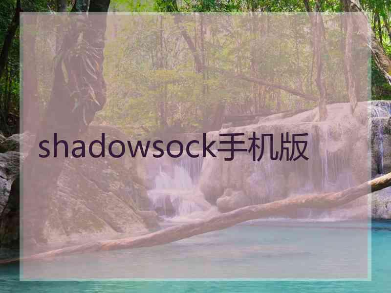 shadowsock手机版
