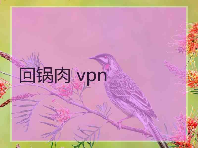 回锅肉 vpn