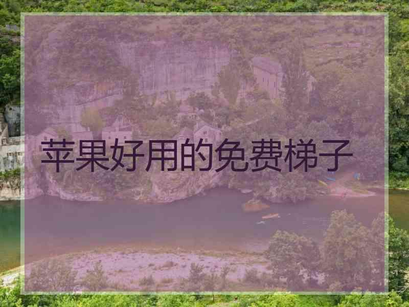 苹果好用的免费梯子