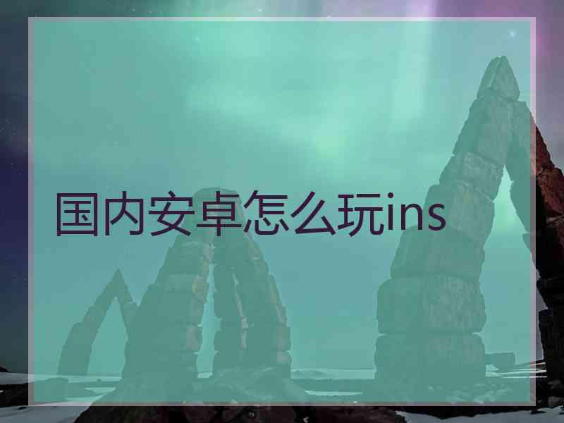 国内安卓怎么玩ins