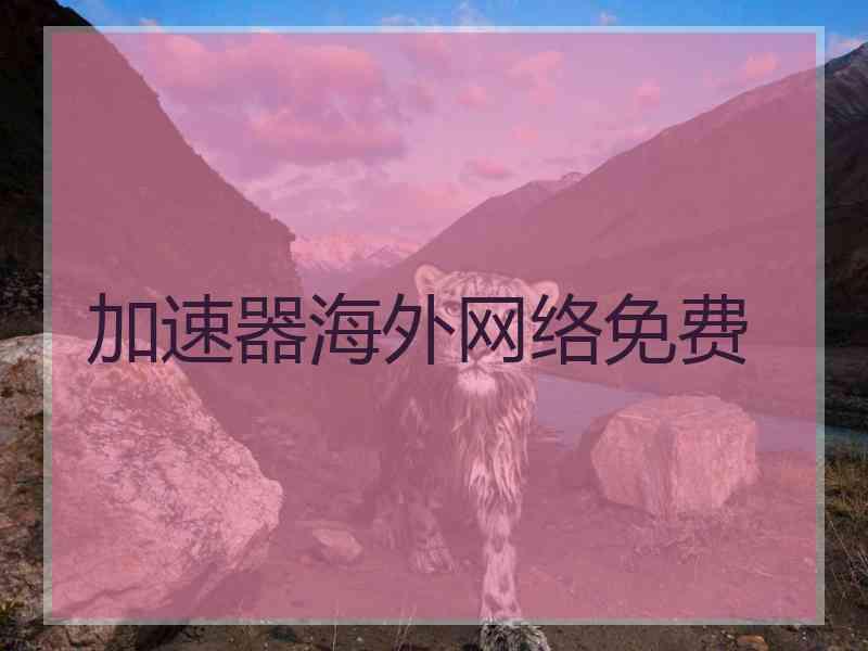 加速器海外网络免费