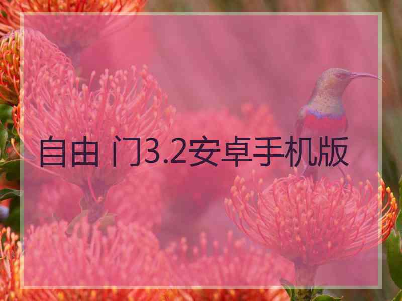 自由 门3.2安卓手机版