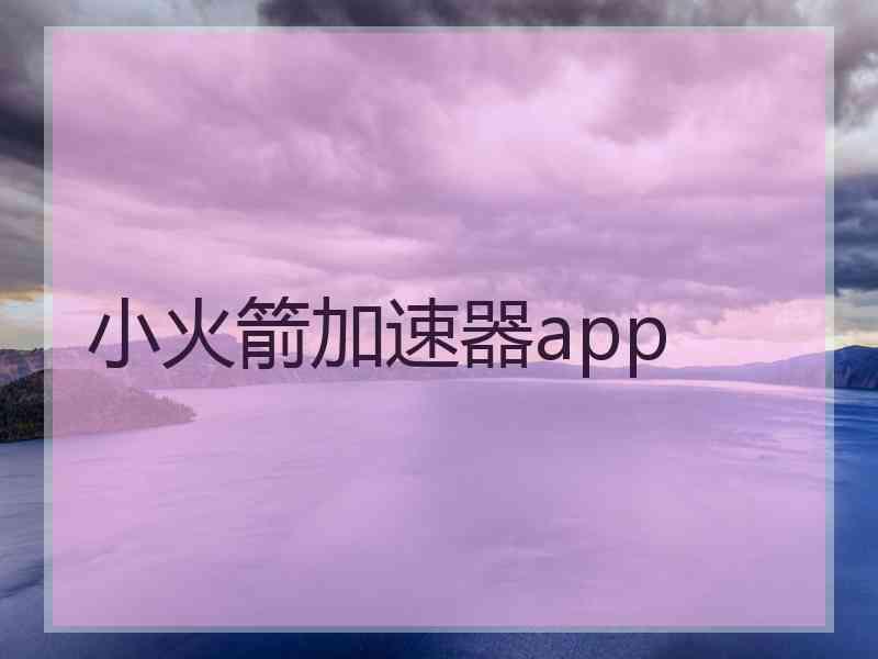 小火箭加速器app