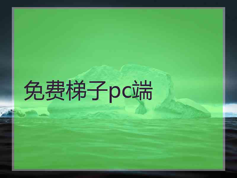 免费梯子pc端