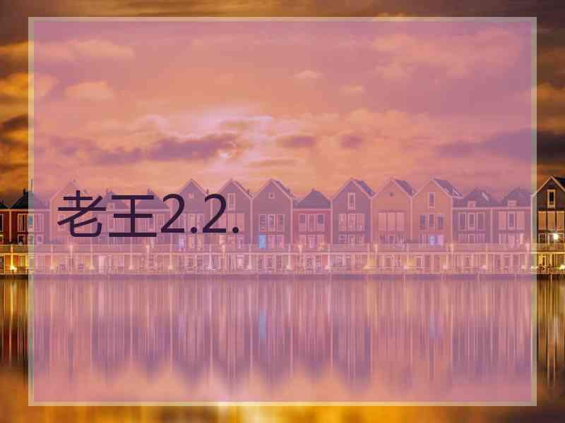 老王2.2.