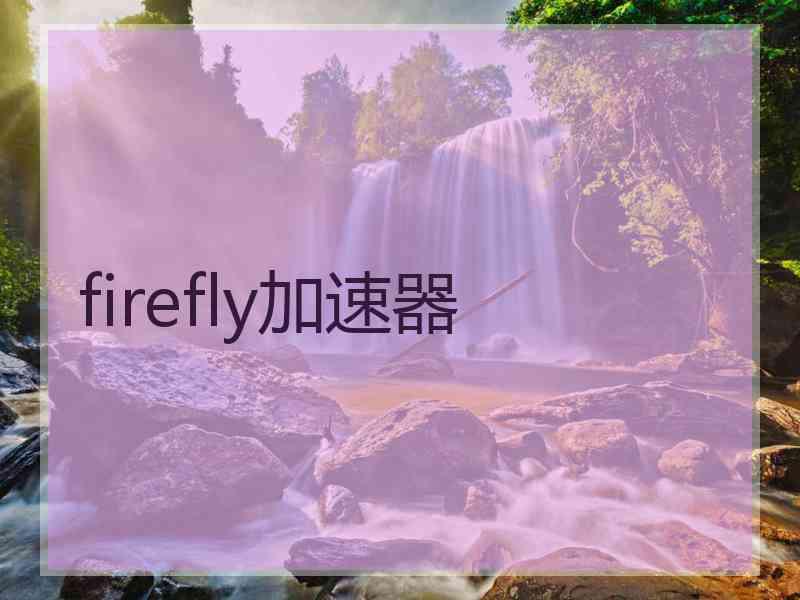 firefly加速器