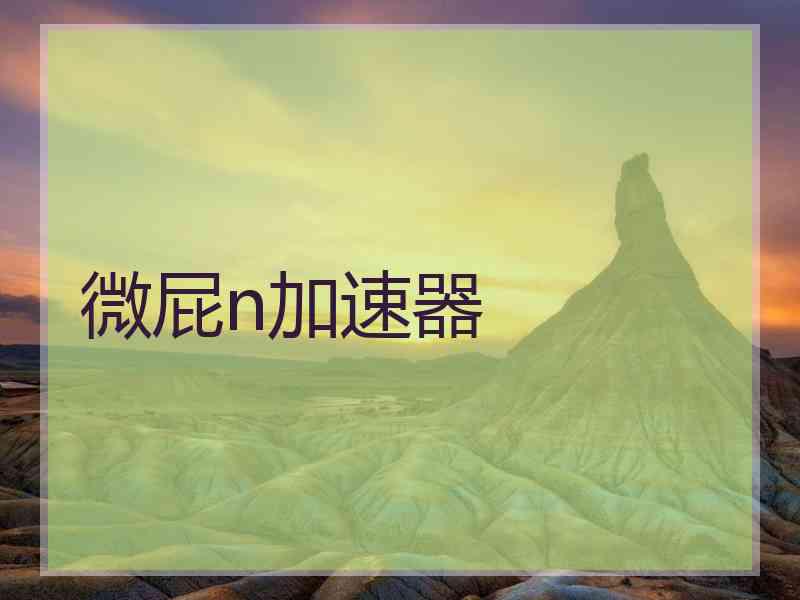 微屁n加速器