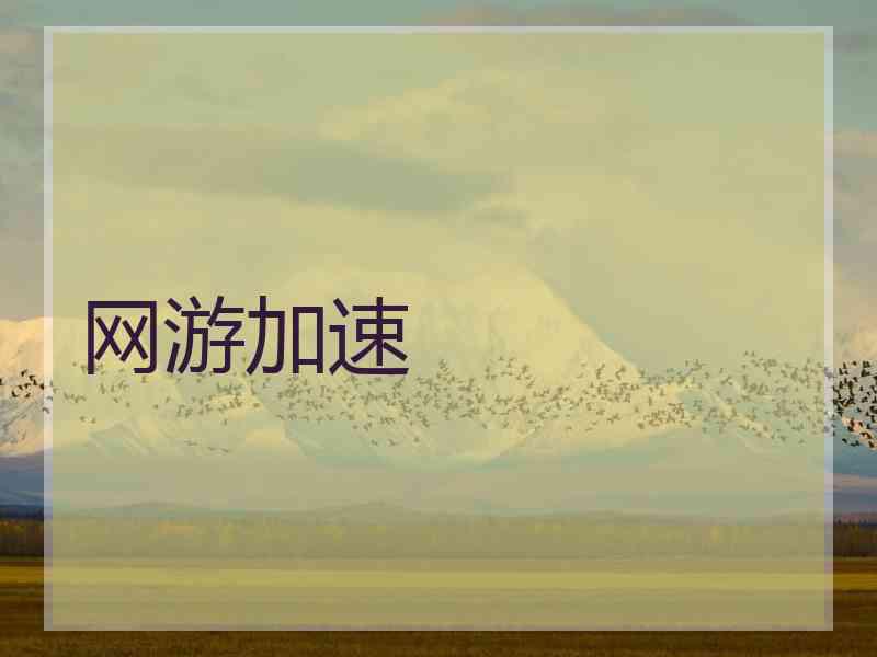 网游加速
