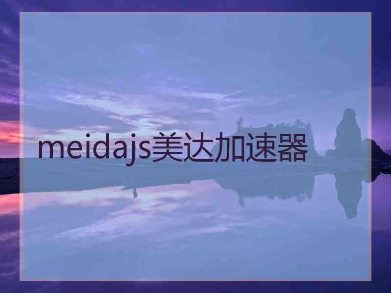 meidajs美达加速器