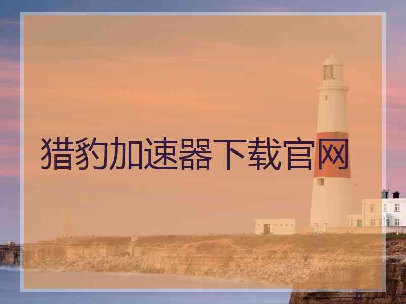 猎豹加速器下载官网