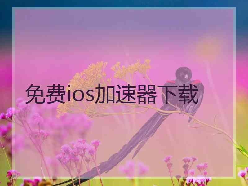 免费ios加速器下载