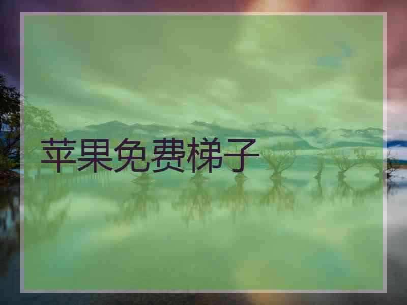 苹果免费梯子