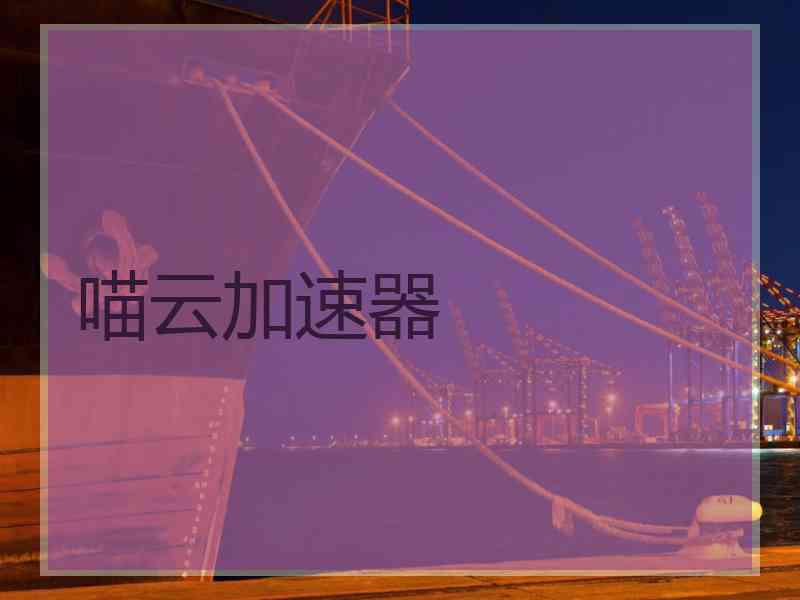 喵云加速器
