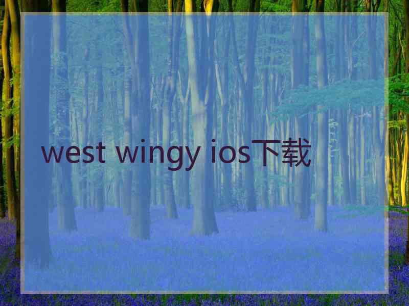 west wingy ios下载