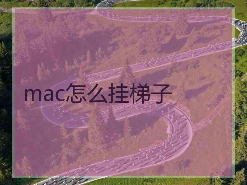 mac怎么挂梯子