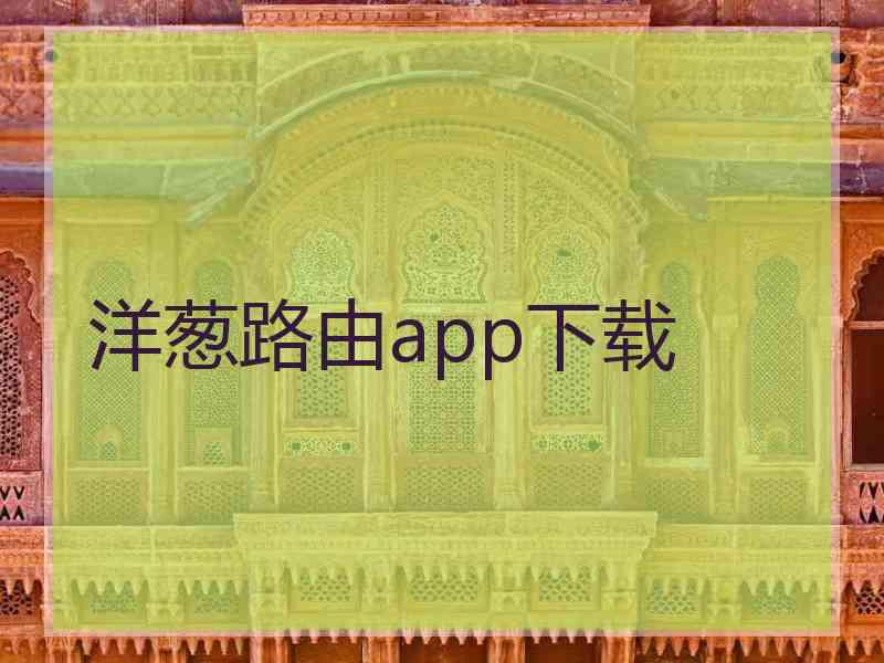 洋葱路由app下载