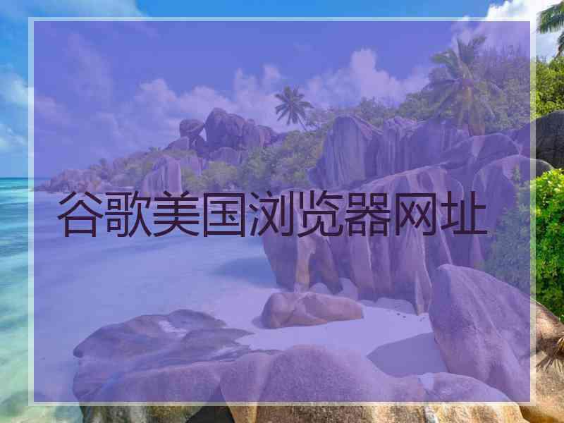 谷歌美国浏览器网址