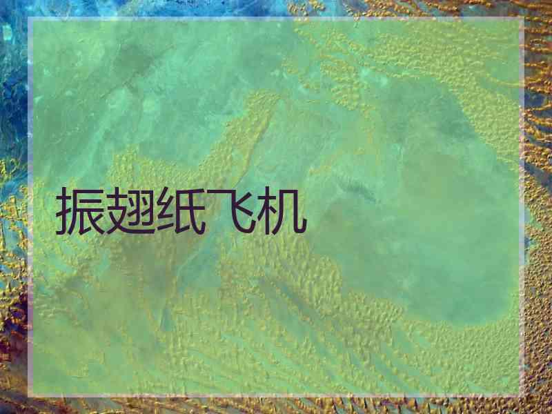 振翅纸飞机