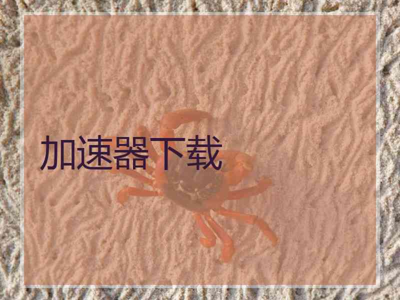 加速器下载