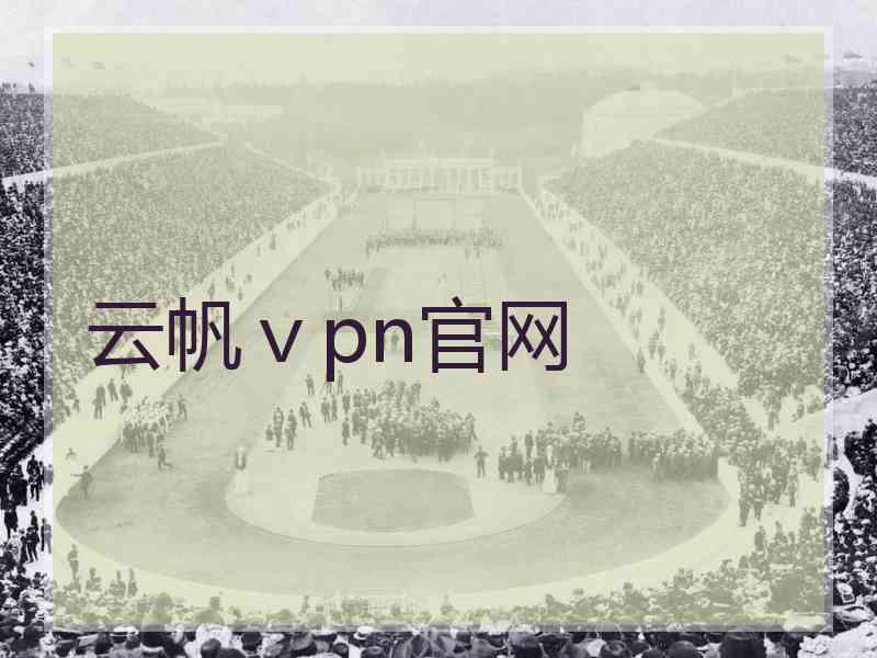 云帆ⅴpn官网