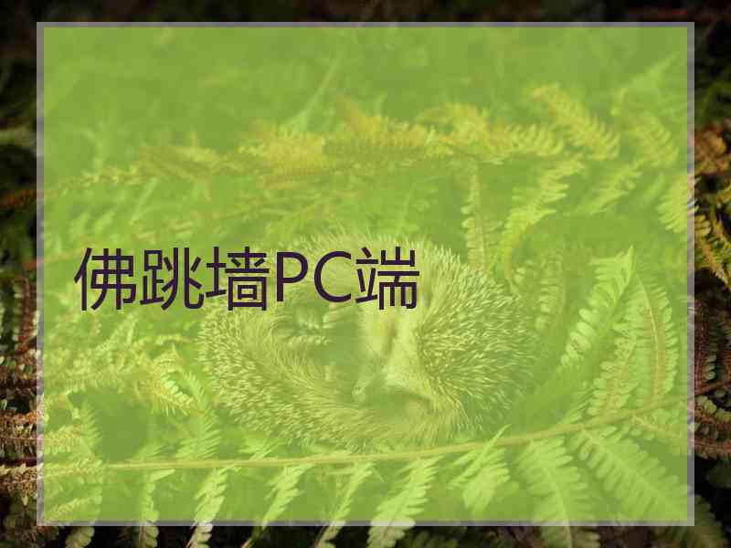 佛跳墙PC端