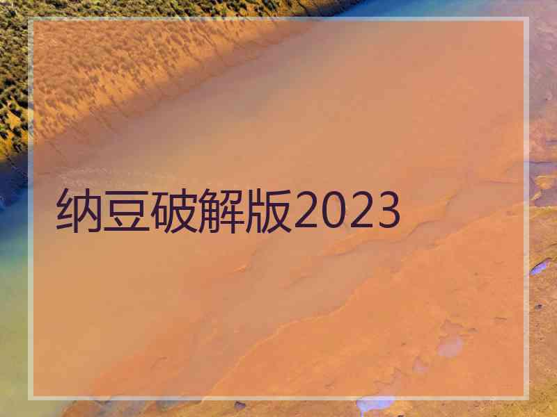 纳豆破解版2023