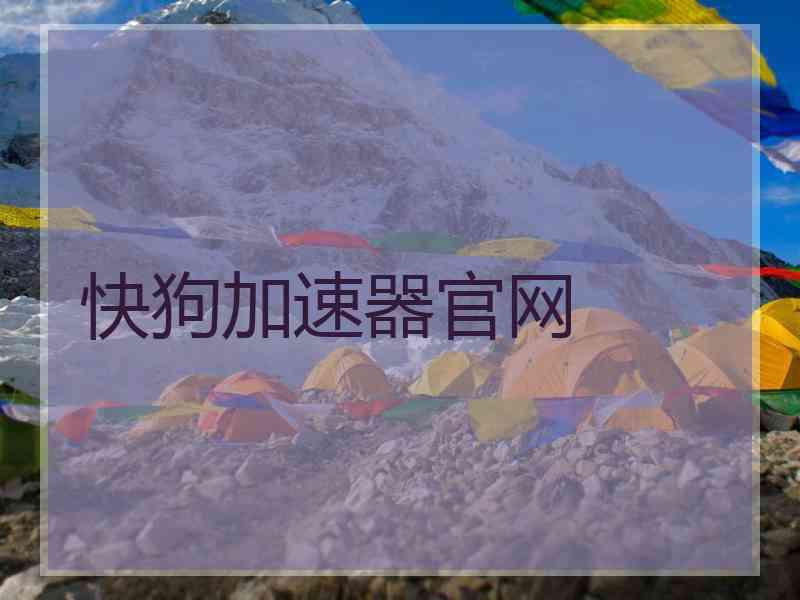 快狗加速器官网