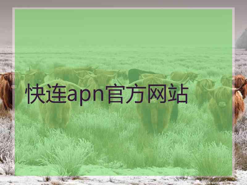 快连apn官方网站